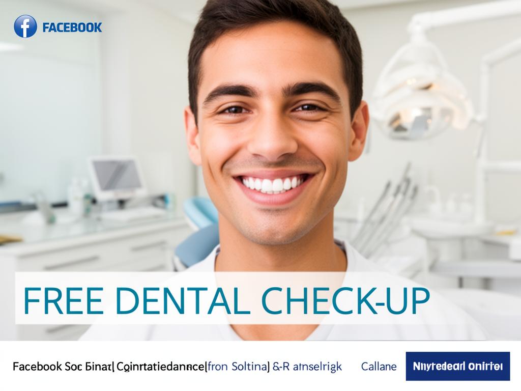Confident person smiling in dental clinic